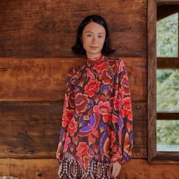 Farm Rio Flora Mini Dress - Picture 2 of 12